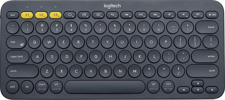 Logitech K380 Multi-Device Bluetooth (920-007582), Pilka (Eng. Int., Wireless)