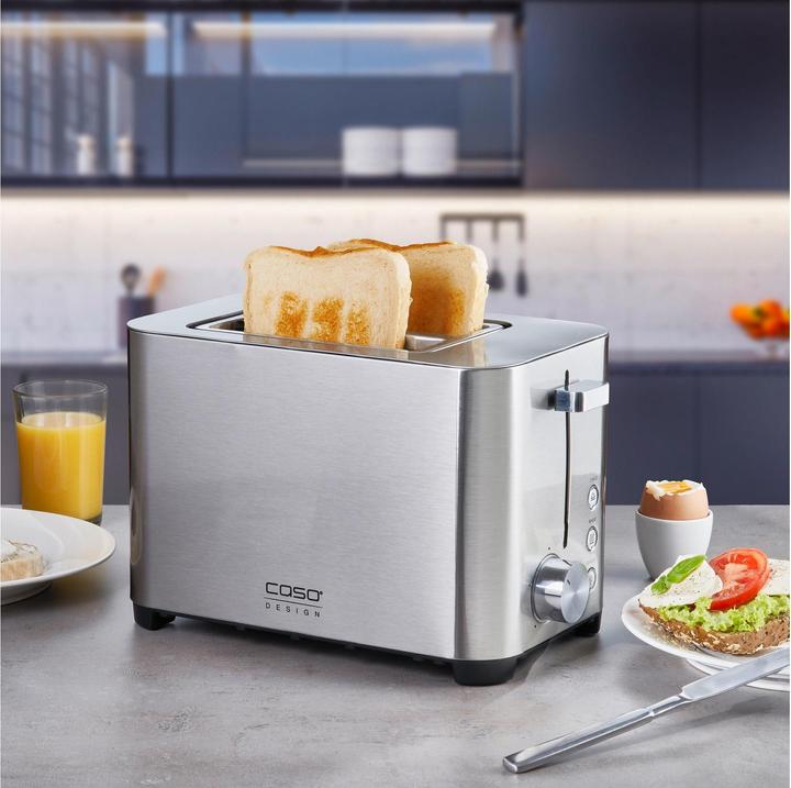 Actual product image Caso CAS 1917 Toaster T2 stainless steel