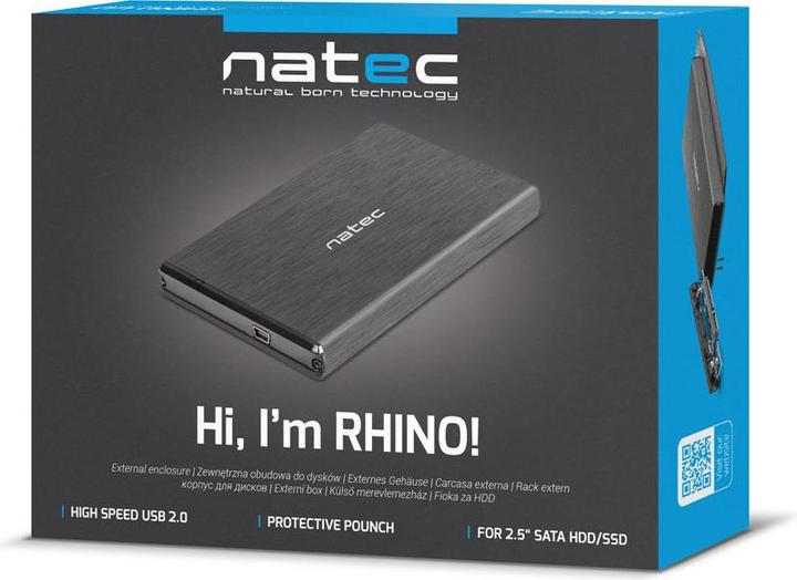 Produktbild Natec Rhino HDD-Gehäuse 2.5 Zoll (2.5")