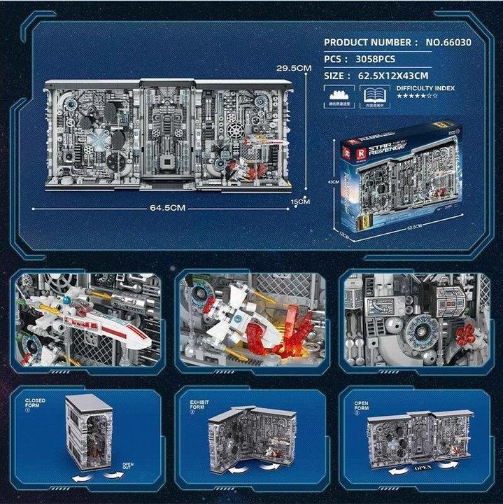 Actual product image ReoBrix Star Revenge Planet Book