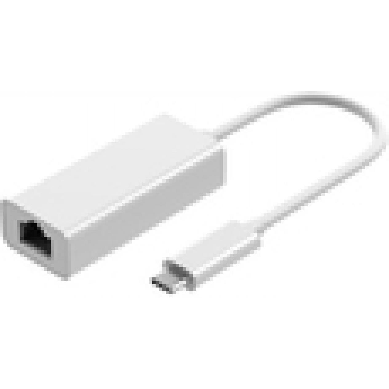 EFB Elektronik USB3.2 Netzwerk Adapter, C-Stecker- Buchse (USB-C, RJ45 (1x)), Netzwerkadapter, Weiss