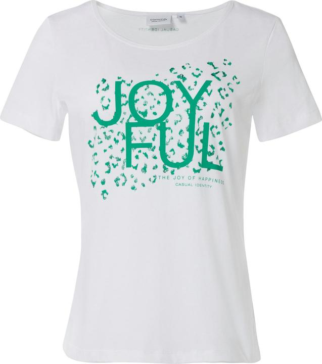 Actual product image Comma T-Shirt T-Shirt mit Front- und Logoprint (46)