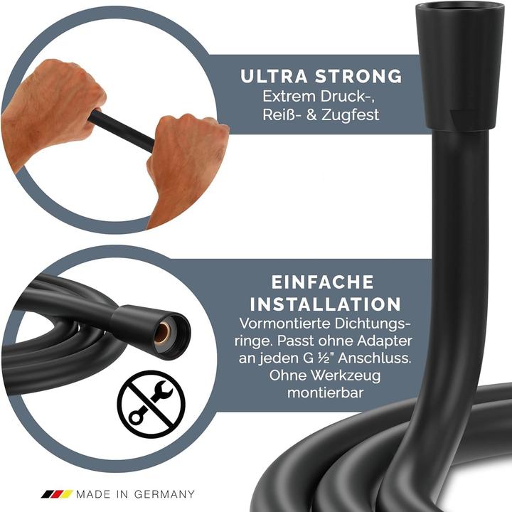 Produktbild Prisma Handbrause mit Schlauch