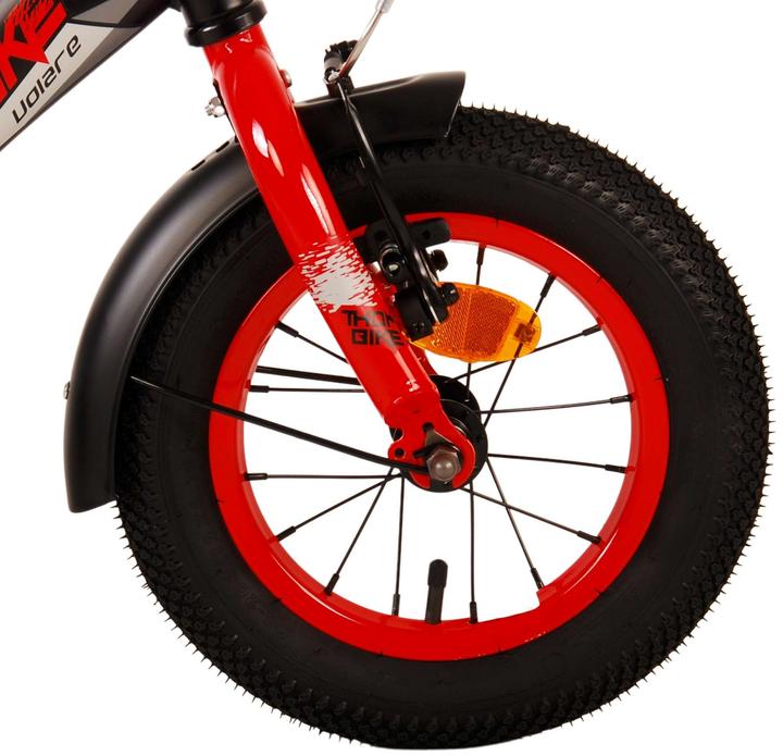 Produktbild Volare Thombike Kinderfiets - Jongens - 12 inch - Zwart Rood (12")