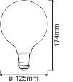 Actual product image Ledvance Smart+ Filament Globe (E27, 6 W, 680 lm, 1 x, E)