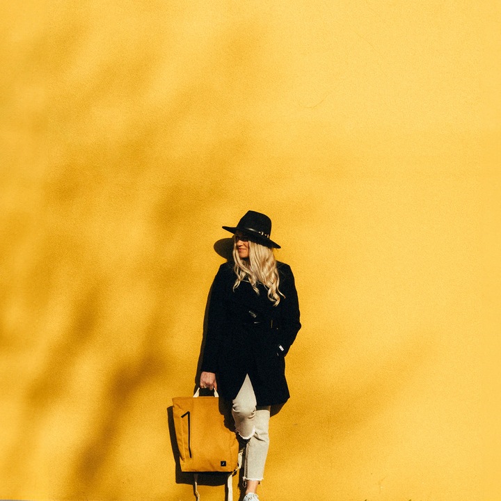 Actual product image Native Union W.F.A Backpack, mustard yellow (15 l)