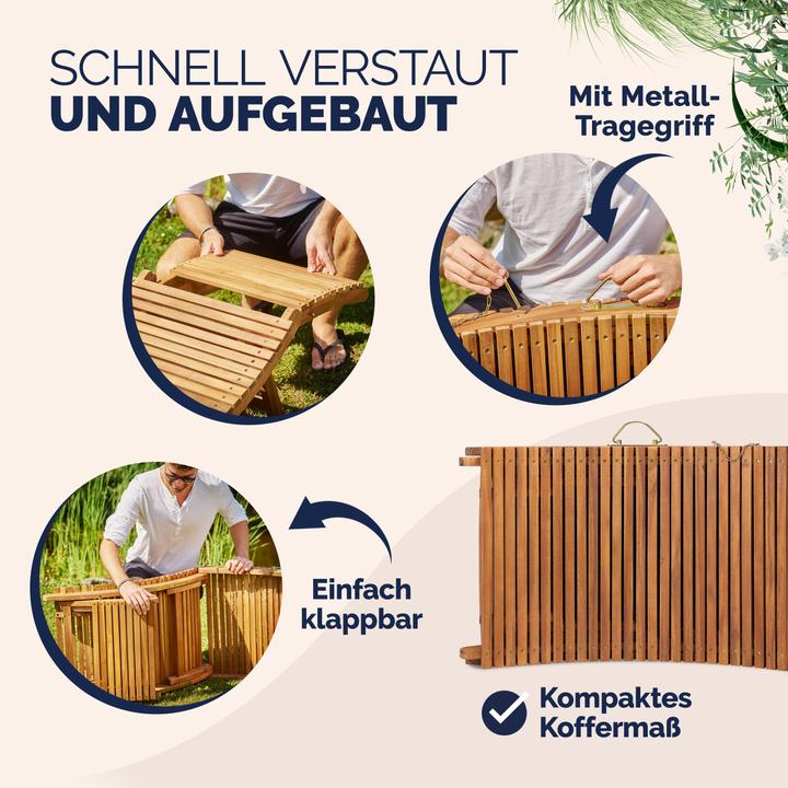 Actual product image Casaria Sun lounger (190 cm)