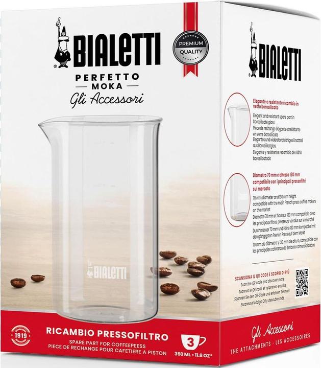 Actual product image Bialetti Replacement glass