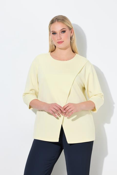 Actual product image Ulla Popken Asymmetric Modal Blend Sweatshirt (54)