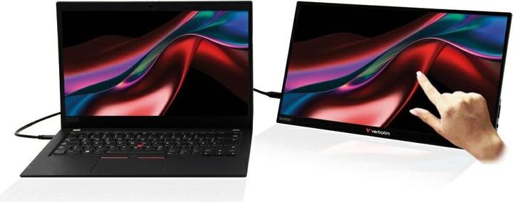 Image du produit Verbatim Moniteur tactile portable 13.3" sans fil, banque d'alimentation incluse (1920 x 1200 pixels, 13.30")