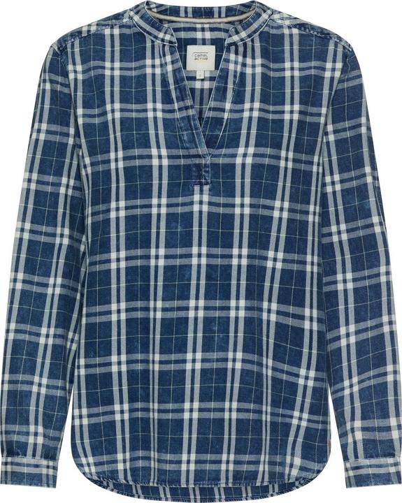 Immagine prodotto Camel Active Karierte Schlupfbluse aus reiner Baumwolle (M)