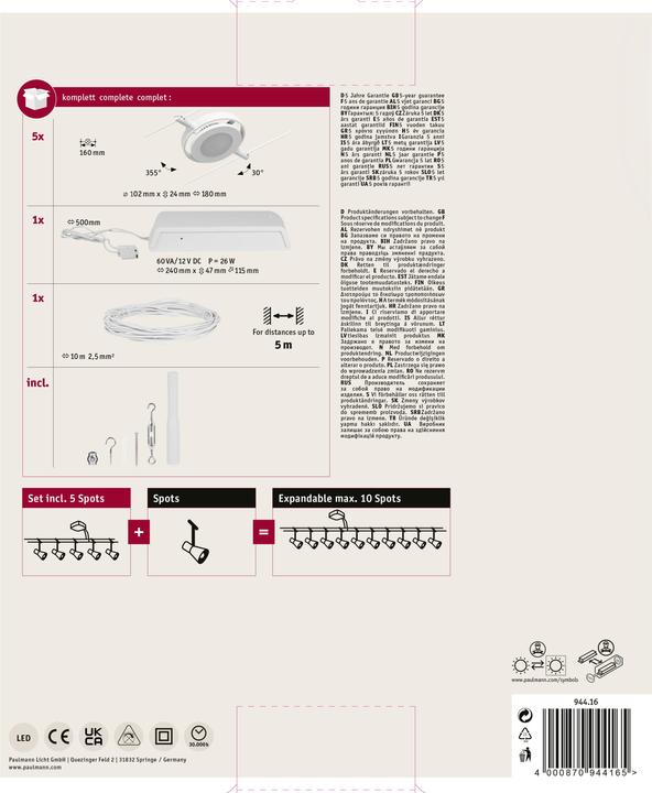 Produktbild Paulmann Wire System RoundMac