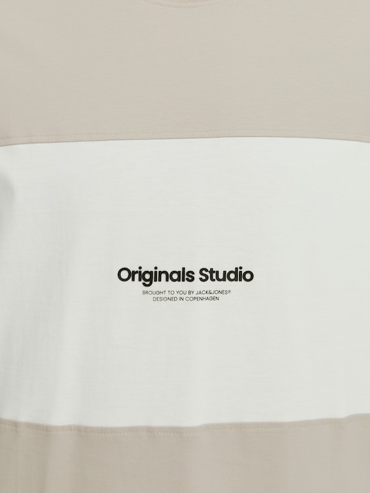 Actual product image Jack & Jones Jorvesterbro Block Tee Ss Crew Styd Aw24 (XL)