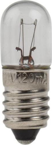 Produktbild RS PRO E10 Indicator Light, Clear, 24 V, 120 mA, 3000h (E10)