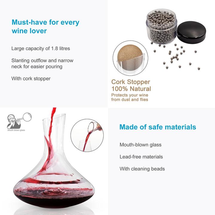 Actual product image Intirilife Glass carafe with 1.8 litre (1.80 l)