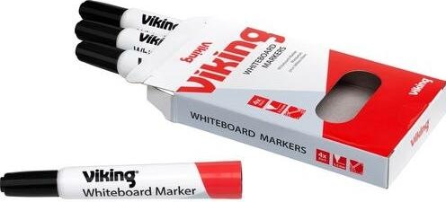 Actual product image Niceday Whiteboard marker WBM2.5 Round tip 1-2.5 mm Black (Black, 2.50 mm, 1 x)