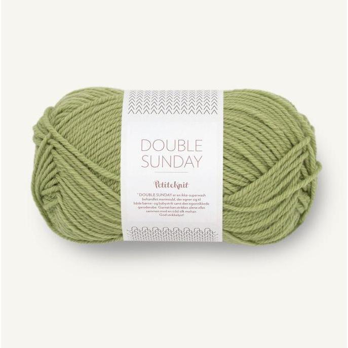 Sandnes Garn col. 9533 green tea ca. 108 m 50 g, Garn + Wolle, Grün