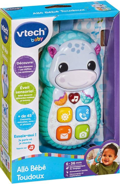 Immagine prodotto VTech Allô Bébé Toudoux bleu (Francese, 0.50 - 3 anni)