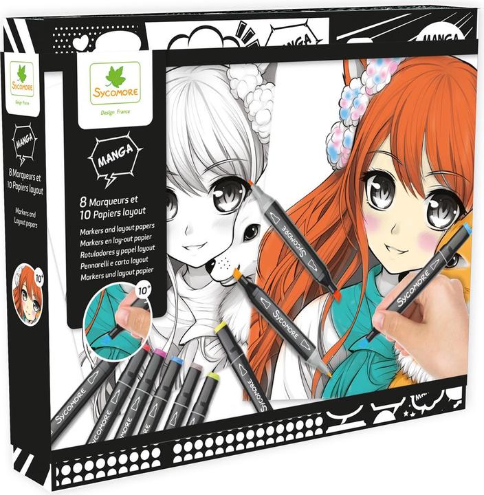 Sycomore Manga Gm Layout Et Marqueurs Kemonomimi (Fr-De-It)