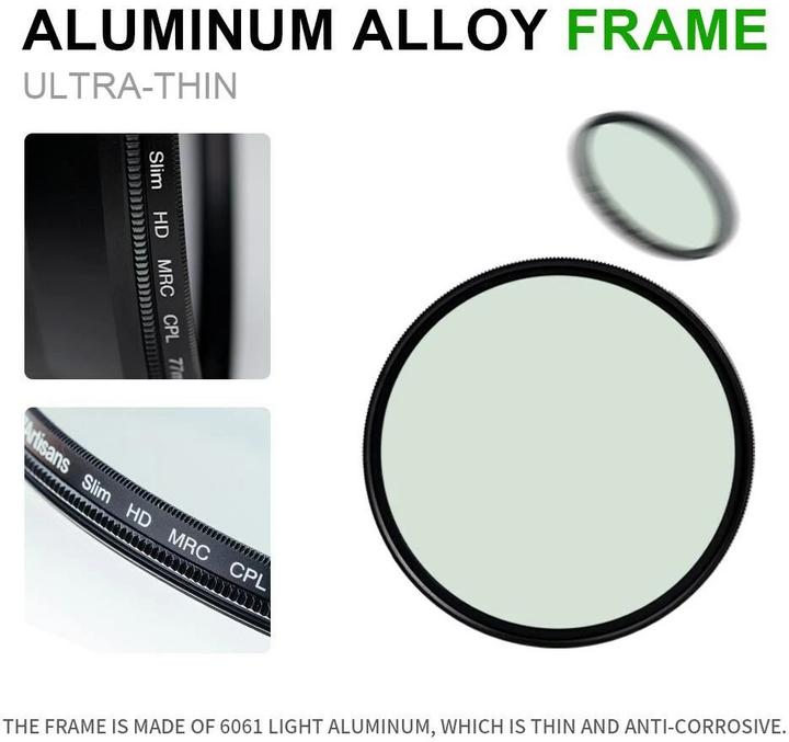 Actual product image 7artisans CPL polarising filter (82 mm, Polarizing filter)