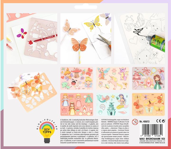 Produktbild Folia Schablonen-Set Kreativ
