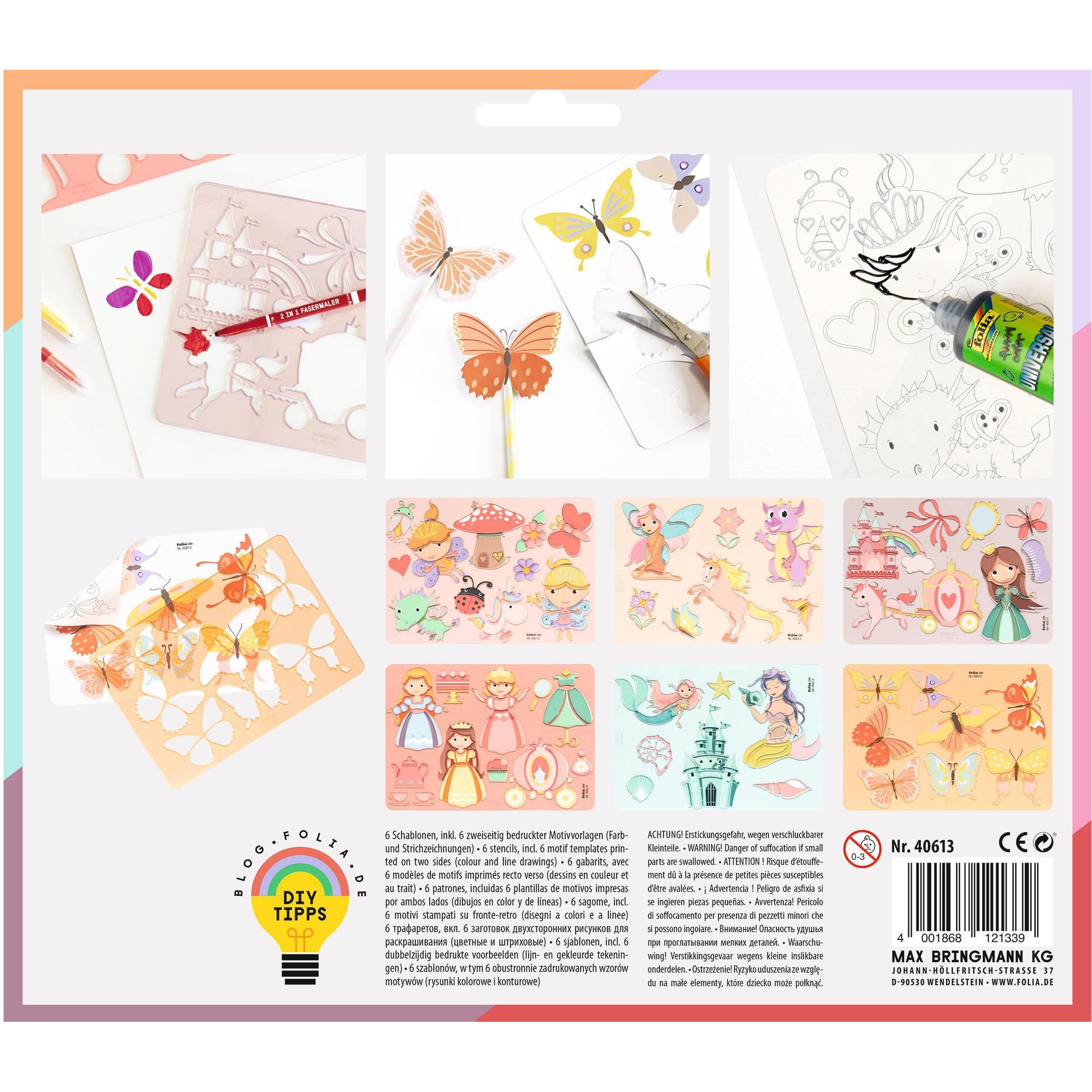 Folia Schablonen-Set Kreativ