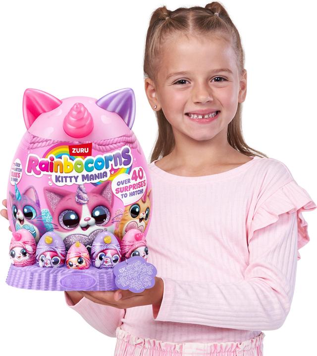 Actual product image Zuru Rainbocorns - Eggzania Kitty Mania