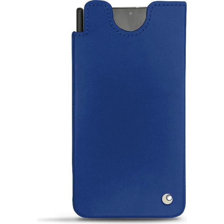 Noreve Lederschutzhülle (Samsung Galaxy S21 Ultra), Smartphone Hülle, Blau