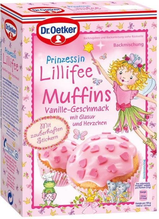 Actual product image Dr. Oetker Pr.Lillifee Muffin Van (397 g)