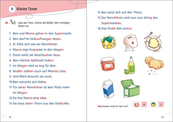 Actual product image Leselöwen Lernhilfen - Lesen lernen - 1. Klasse (German, Christiane Wittenburg, Dominik Rupp, Loewe First Self-Reading, Loewe first readers, 2023)