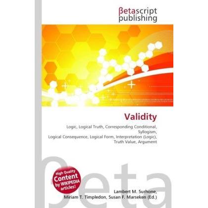 Validity, Sachbücher