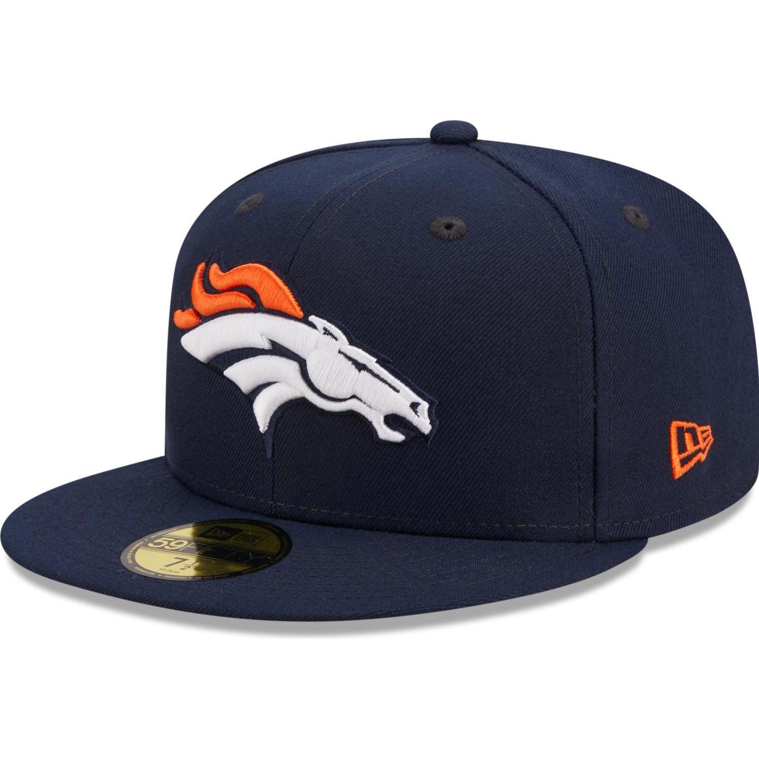 New Era, Herren, Cap, 59Fifty Cap -Denver Broncos 50 Seasons - 7 1/2, Blau, (7 1/2)