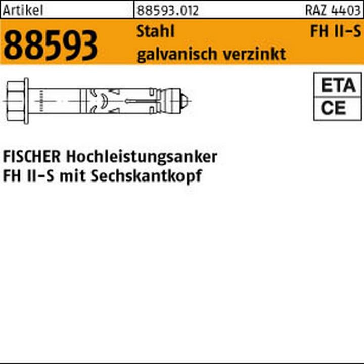 Image du produit Fischer Ancrage haute performance FH II 24/50 S (10 pcs)