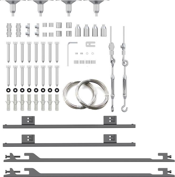 Image du produit Multibrackets Support plafond/sol, 1 x 40" - 65", VESA 100-