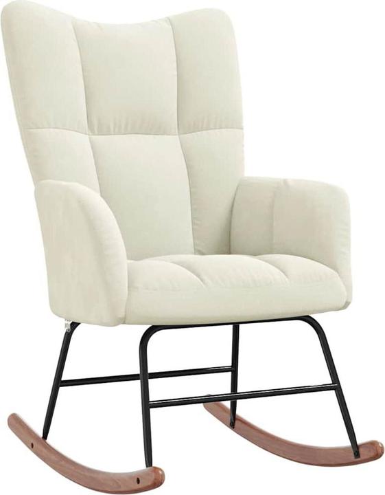 Produktbild vidaXL Schaukelstuhl mit Hocker