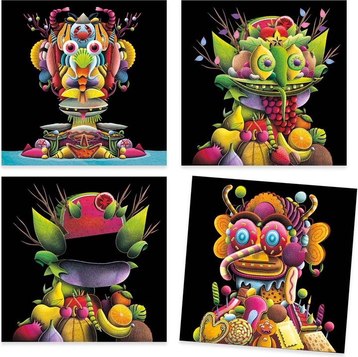 Actual product image Djeco Inspired by Giuseppe Arcimboldo - Spring vegetables