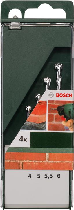 Produktbild Bosch Zubehör 4tlg. Steinbohrer-Set (5 mm, 6 mm, 8 mm)