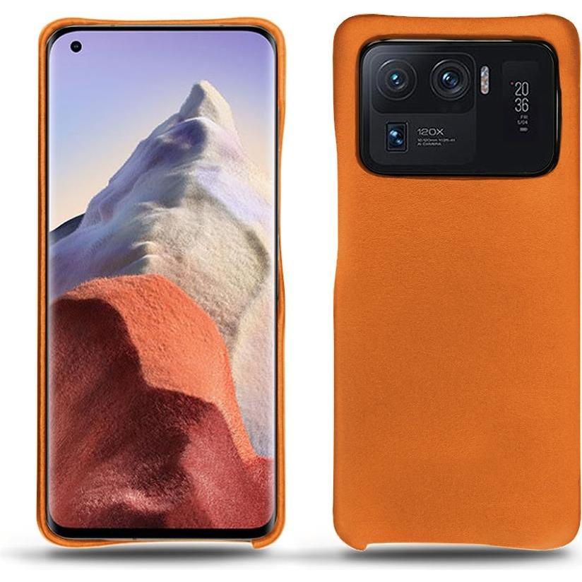 Noreve Lederschutzhülle (Xiaomi Mi 11 Ultra), Smartphone Hülle, Orange