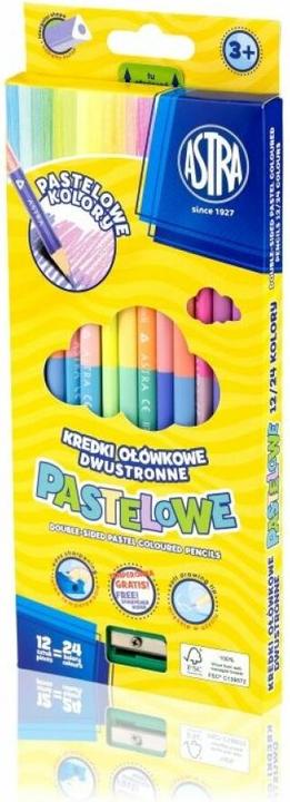 Produktbild Astra Doppelseitige Pastellstifte 12=24 (12x)