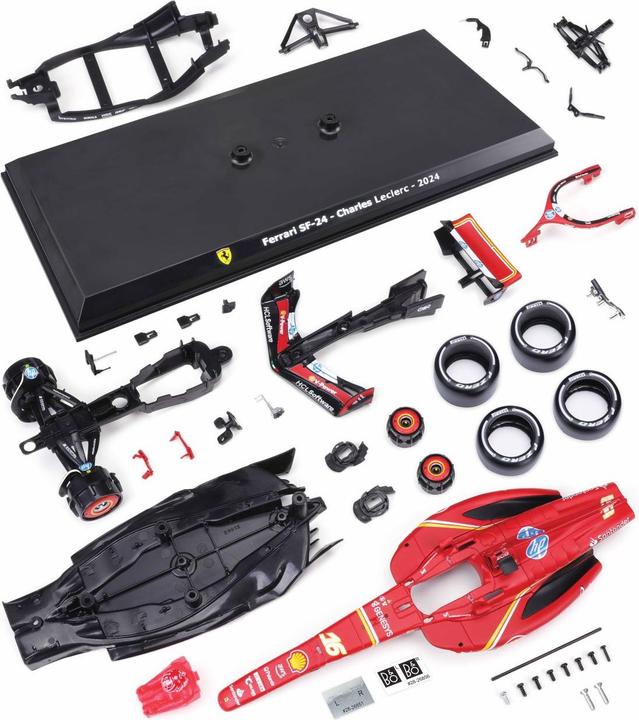 Produktbild Bburago Ferrari F1 SF-24 1/24 Kit Leclerc 2024