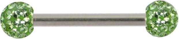 Image du produit Bijouteria Piercing poitrine (Cristallin, Résine époxy, Acier chirurgical 316L)