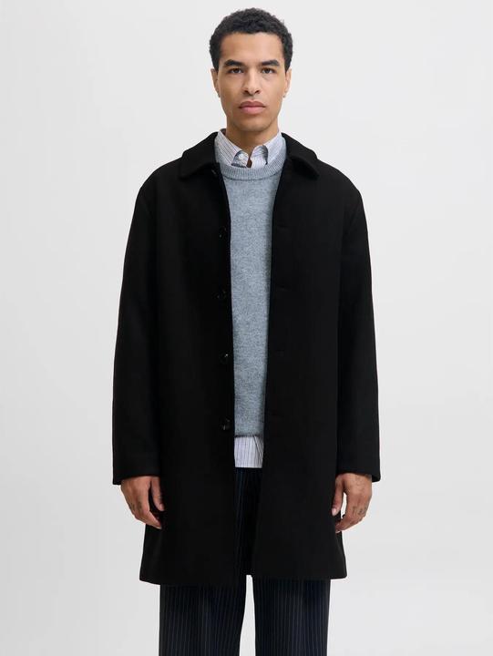 Actual product image Jack & Jones Jprblacharlton Wool Blend Mac Coat
