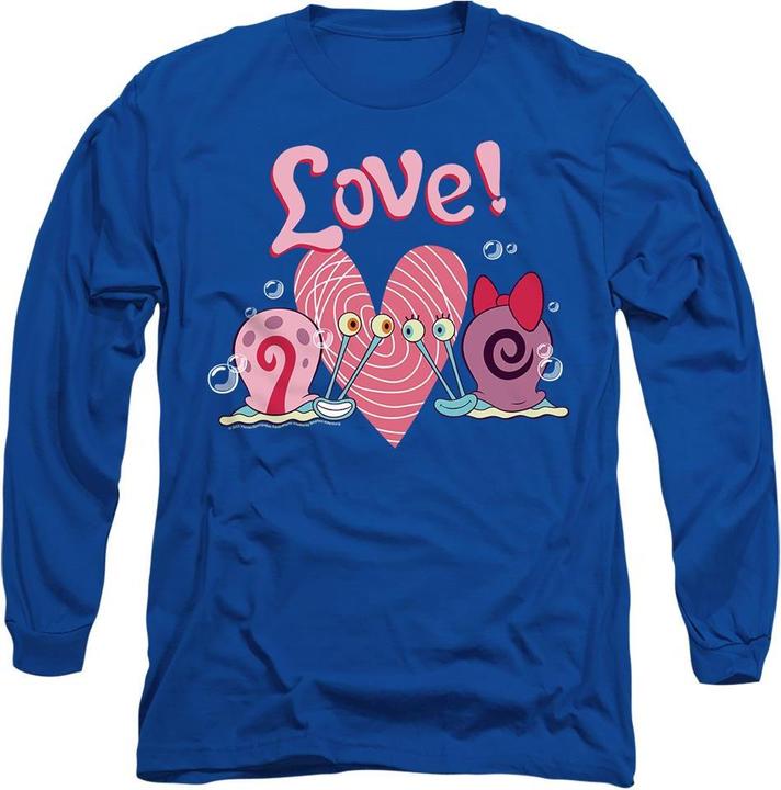 Immagine prodotto Spongebob Squarepants Valentine's Love Maglietta Gary e Snellie Adulto Unisex (XXL)