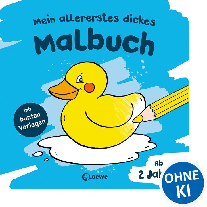 Produktbild Mein allererstes dickes Malbuch (Badeente)