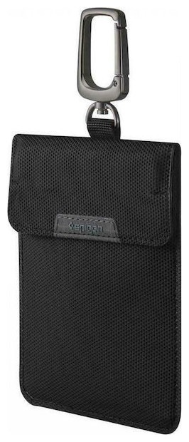 Actual product image Spigen Klatka Faradaya Pouch Keyless RFID signal blocker black