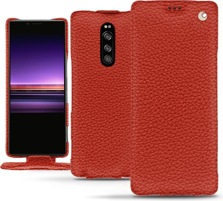 Actual product image Noreve Leather cover vertical (Sony Xperia 1)