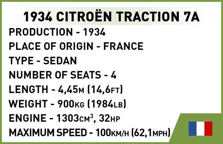 Image du produit Cobi 1934 CITROEN TRACTION 7A