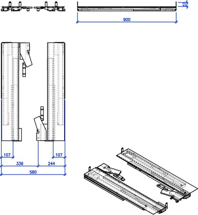 Actual product image Peka Metall Drawer system Riverso