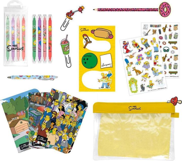 Grupo Erik The Simpsons stationary set