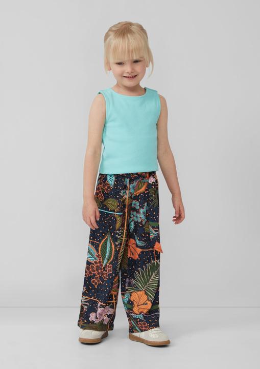 Produktbild S.Oliver T-Shirt Ripp-Top mit Cut-out am Rücken (140)